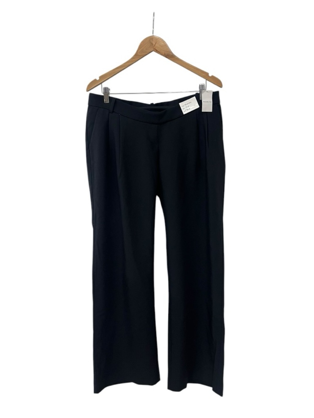 Abercrombie & Fitch Black Wide Leg Dress Pants